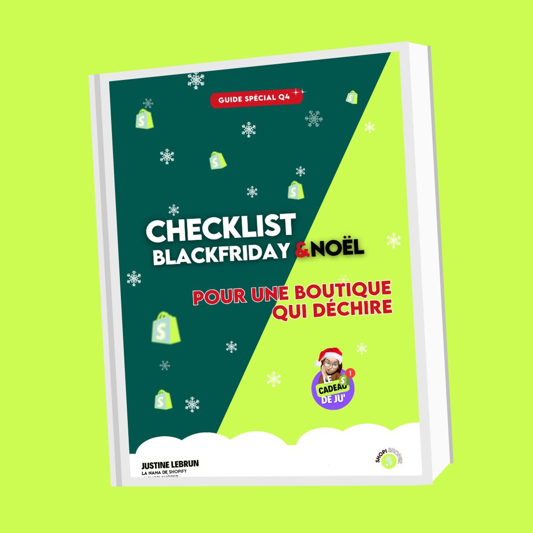 Checklist blackfriday noel Shopify 2024
